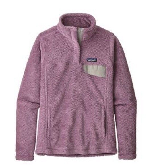 Patagonia Re-Tool Snap-T Fleece Pullover Verbena Purple X-Dye M NWOT - Picture 3 of 9